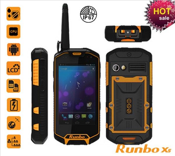 Original Runbo X5 Ip67 Dustproof Waterproof Rugged Outdoor Smartphone ...