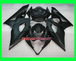 SUZUKI GSXR1000 2005 2006 için enjeksiyon kalıp kaporta kiti GSX R1000 GSXR 1000 K5 05 06 Tüm mat siyah kaporta seti + hediyeler SG18