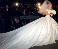 Wedding dresses with royal trains