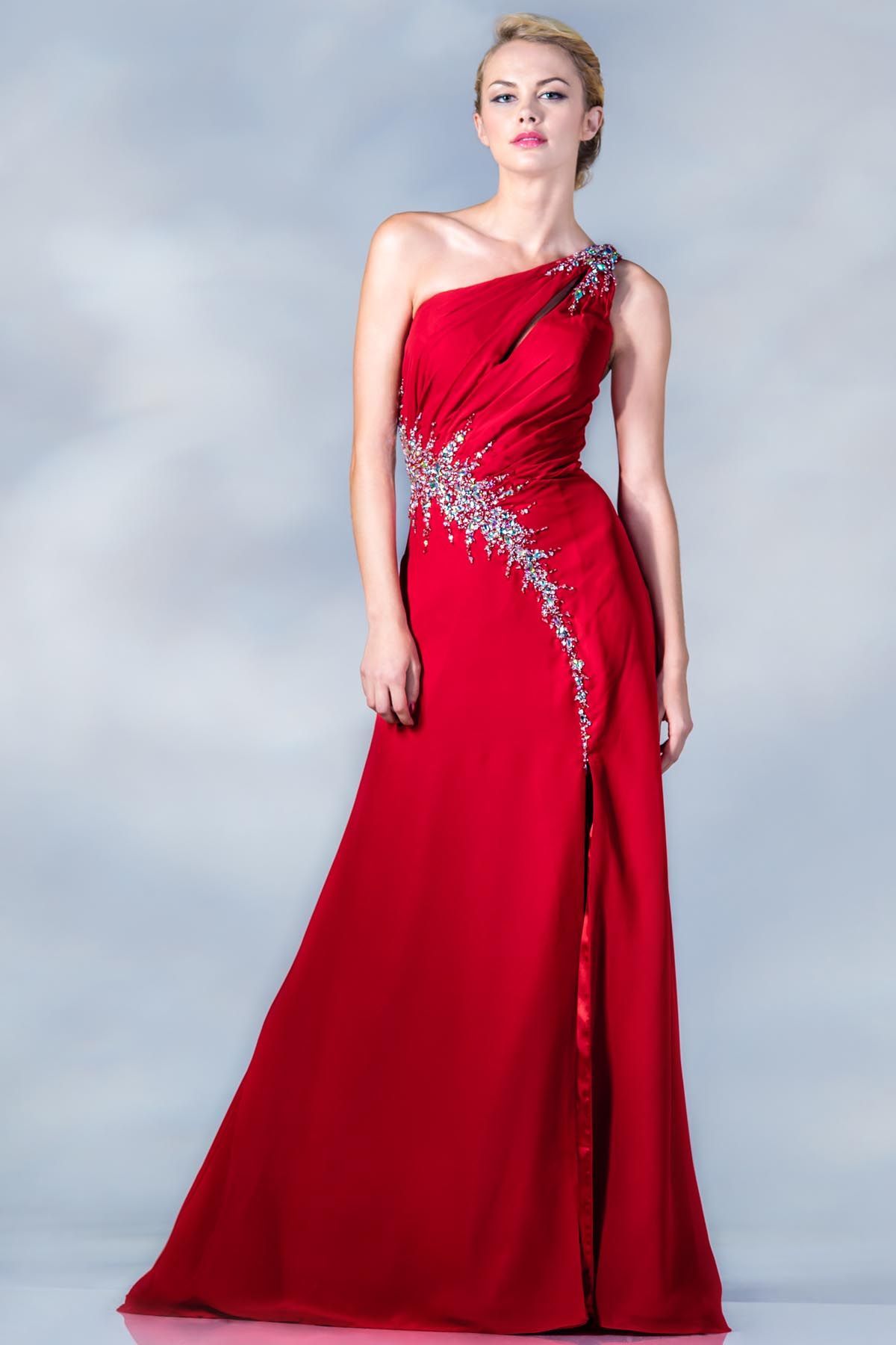 Hot sale 2013 Red Carpet Dresses Unique Elegant rhihestone A line ...