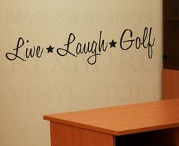 5pcs lot Wall Decal Quote Sticker Vinyl Art Lettering Removable Live Laugh Golf Funny