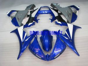 YAMAHA YZFR6 için motosiklet Fairing kiti 03 04 05 YZF R6 2003 2004 2005 YZF600 Üst beyaz mavi Marangozluk seti + hediyeler YH13