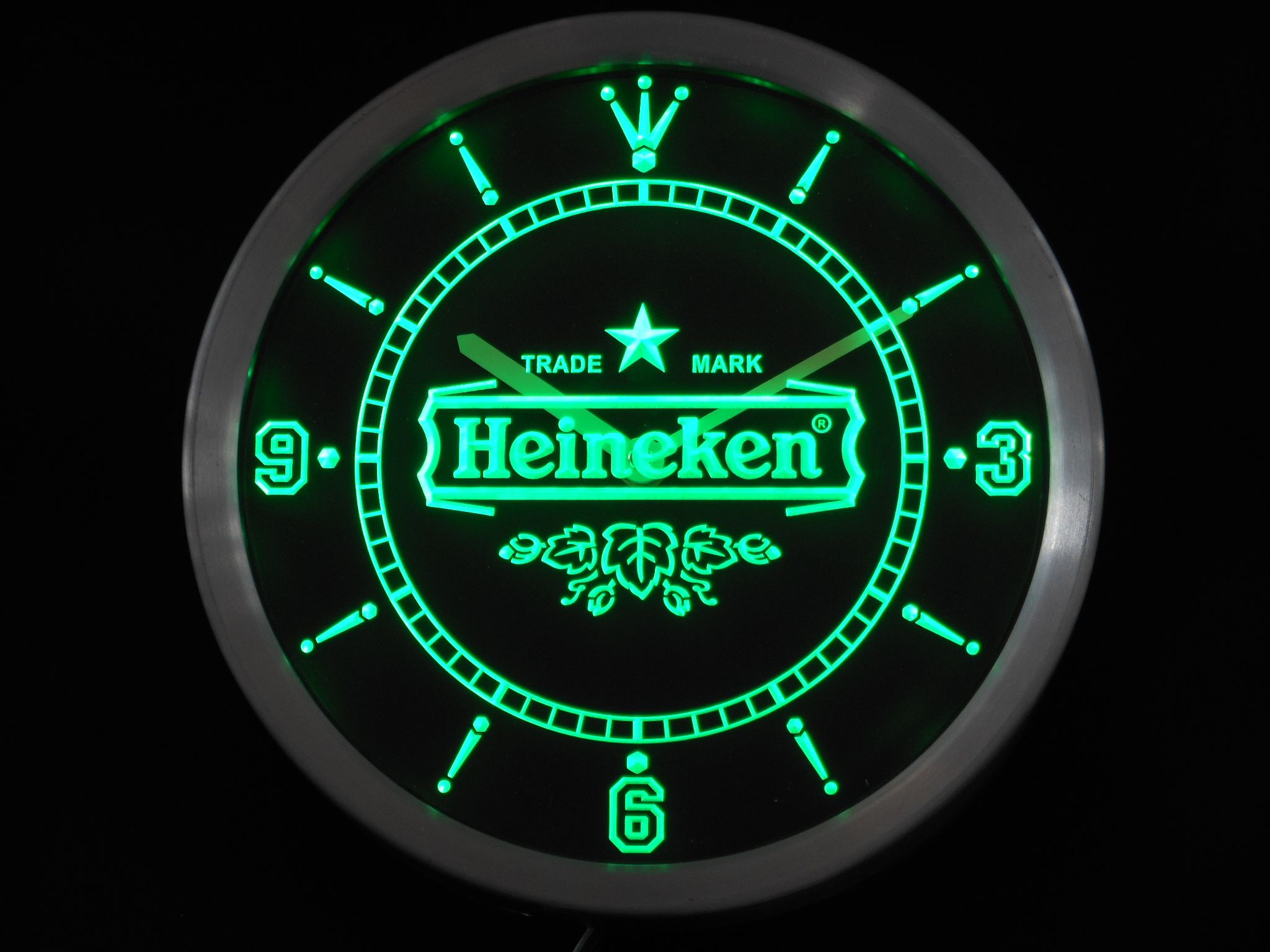 Nc0473 Heineken Bar Neon Sign LED Wall Clock Online with 26.49/Piece
