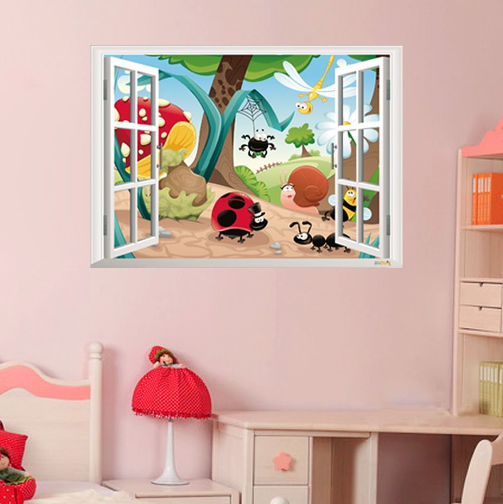 animals playing in wild nature home wall decor stickers cartoon wall decals for kids room nursery wall decals designs wall decals flowers from flylife - Wall Decals Designs animals playing in wild nature home wall decor stickers cartoon wall decals for kids room nursery wall decals designs wall decals flowers from flylife - Wall Decals Designs