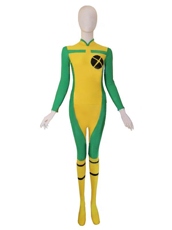 Xmen Rogue Spandex Superhero Costume Halloween Costumes X Men Costumes