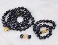 black pearl bracelets