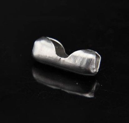 500pcs DIY jewelry accessories Stainless steel 2.4mm and 3.2mm bead chain connection Clasp