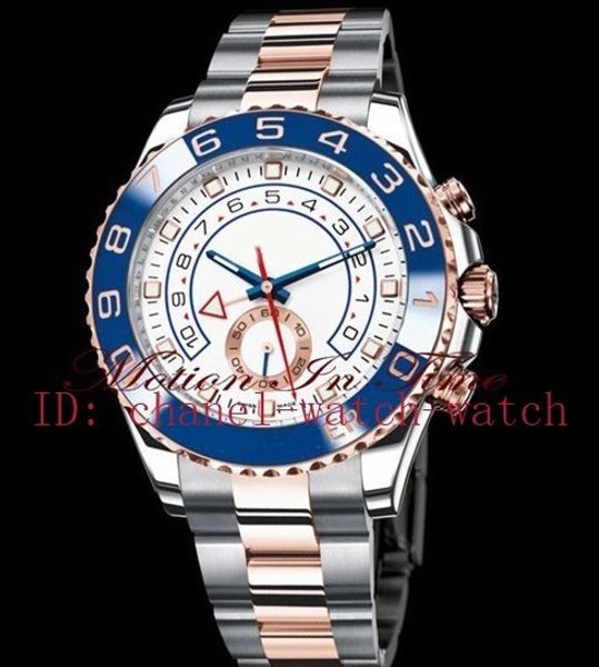 

Factory Seller New In Box Luxury AAA 44mm 18K Rose Gold & Stainless Steel 116681 Men's Automatic Mechanical Movement Watch Mens WristWatches