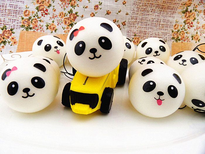 2017 10cm Kawaii Large Panda Squishies Jumbo Squishy Bread/Artificial Food Accessories Squishy ...
