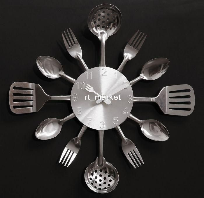 Large Fork and Spoon Wall Decor