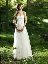 used beach style wedding dress