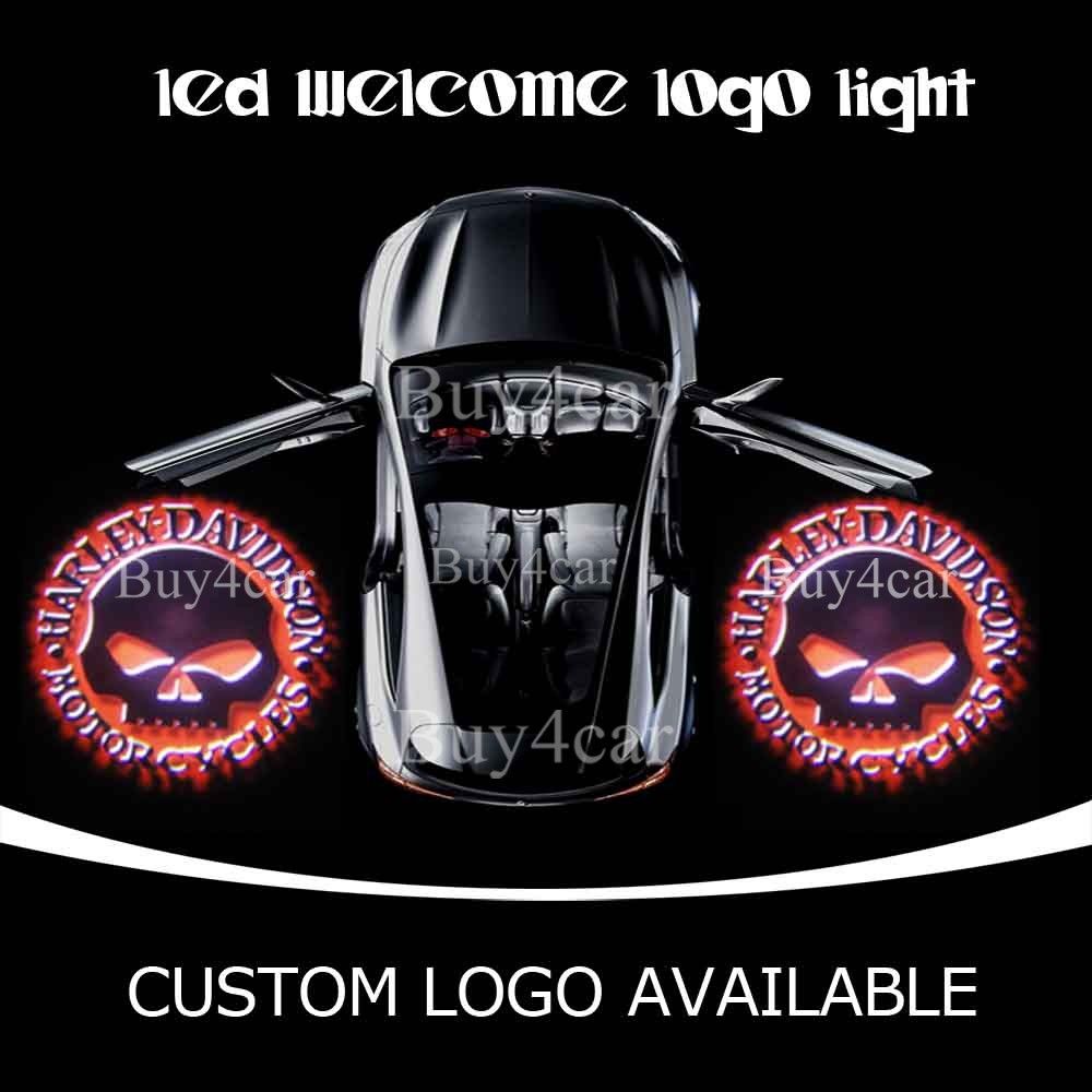 Willie G Skull Car Door Courtesy Light LED Laser Projector