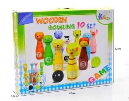 animal bowling pins