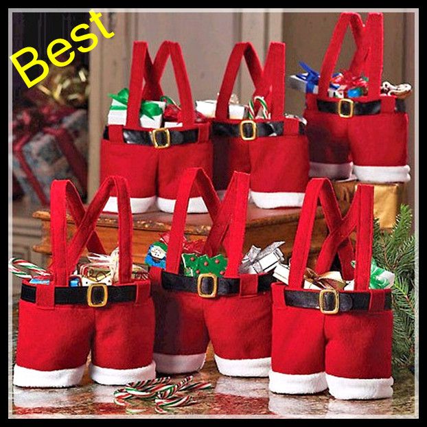 New Santa Pants Bag Elf Style Christmas Creative Decorations Favors Candy Box Wedding Xmas New Year Gift Bags Santa Straps Shorts Bag, Red
New Santa Pants Bag Elf Style Christmas Creative Decorations Favors Candy Box Wedding Xmas New Year Gift Bags Santa Straps Shorts Bag, Red