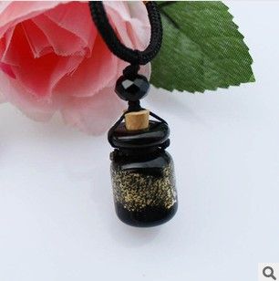 Bottle Necklace Pendant Diffuser Jewelry Charm Glass Perfume Bottle Necklace with Pendant Vial Essential Oil Bottle Pendant