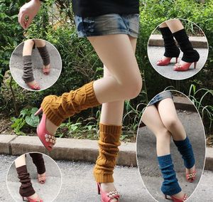 Осень зима Koreal стиль вязаные гетры чулок носки бахилы леггинсы плотно 24 пар/лот смешанные цвета #3426