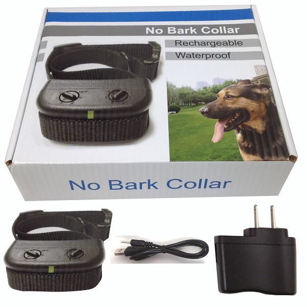 Waterproof Pet Dog Anti Bark No Bark Stop Barking Collar ...