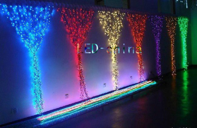 Curtain Fairy christmas string Icicle LED Xmas garden wedding lights 1.8mm wire IP14
Curtain Fairy christmas string Icicle LED Xmas garden wedding lights 1.8mm wire IP14