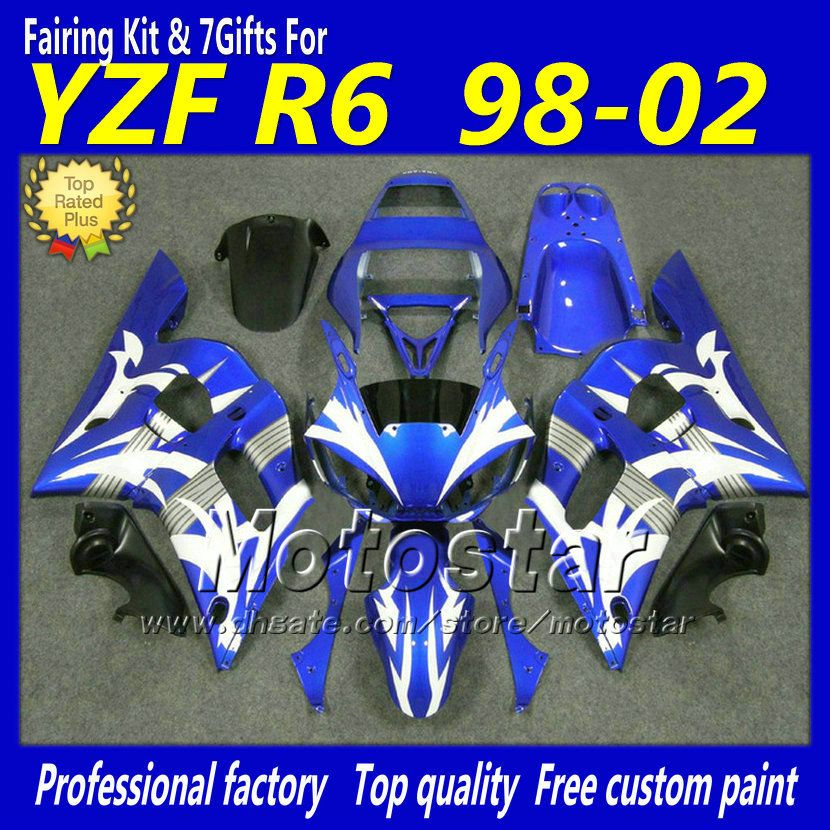 abs fairing kit for yamaha yzfr6 19982002 black white blue body kits yzfr6 98 99 00 01 02 yzf r6 fairings set hb17, Multi-color
abs fairing kit for yamaha yzfr6 19982002 black white blue body kits yzfr6 98 99 00 01 02 yzf r6 fairings set hb17, Multi-color