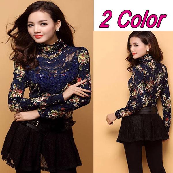 Celebrity Fashion Girl&Women's Slim Warm Lace Velvet Crochet Embroidery Floral Turtleneck Long Sleeve Blouses Bottoming Tops Tee Shirt New
Celebrity Fashion Girl&Women's Slim Warm Lace Velvet Crochet Embroidery Floral Turtleneck Long Sleeve Blouses Bottoming Tops Tee Shirt New