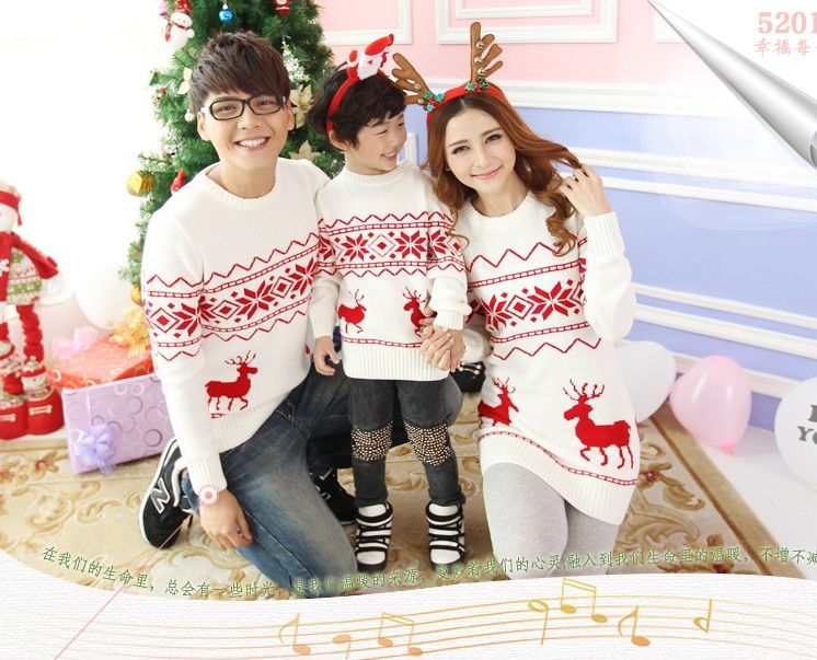 Family Matching Christmas Sweaters Kids Christmas Sweaters Womens
