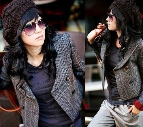 New Arrivals Lady Winter Warm Knitted Crochet Slouch Baggy Beret Beanie Hat Cap