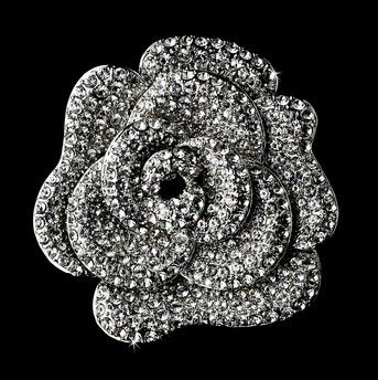 Elegant Sparkly Full Rhinestone Crystal Diamante Wedding bridal Large Rose Flower Brooch Pin Party prom Gift Accessory, Gray
Elegant Sparkly Full Rhinestone Crystal Diamante Wedding bridal Large Rose Flower Brooch Pin Party prom Gift Accessory, Gray