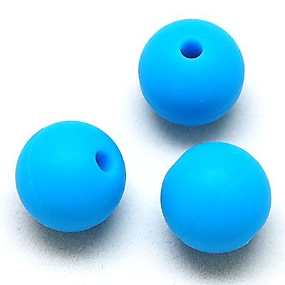 14mm Rubber Round Silicone Beads Perle Silicon Beads BPA Free Round Food Grade Baby Teething