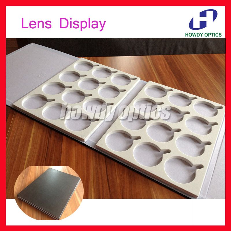 24L Optical Lenses Display Case Sample Box Hold of Lenses Sunglasses