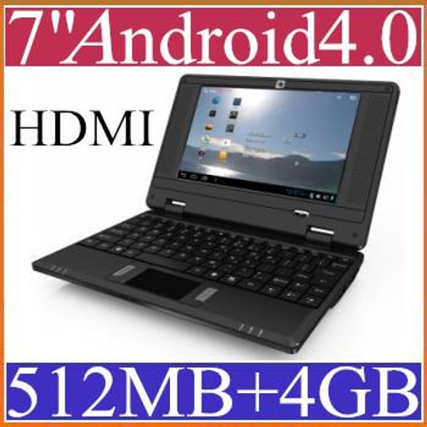 DHL дешевый 7-дюймовый ноутбук с камерой HDMI Android 4.0 VIA 8850 Cortex A9 512 МБ 4 ГБ Нетбук JB07-1
DHL дешевый 7-дюймовый ноутбук с камерой HDMI Android 4.0 VIA 8850 Cortex A9 512 МБ 4 ГБ Нетбук JB07-1