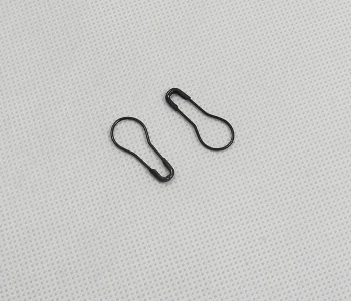 1000 pcs Bulb Gourd Pearshaped Brass safety pins Black Silver Gold Bronze color