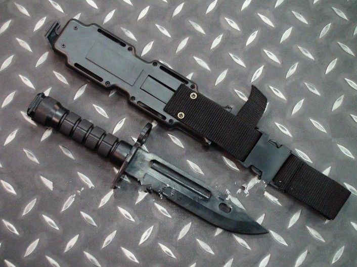 Plastic Army M9 Military Style MODEL Combat Knife For Training of 2013 