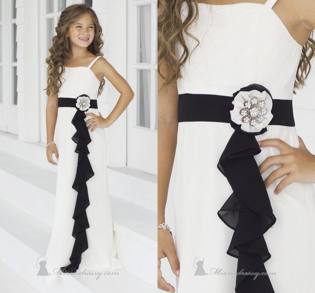 Black Junior Bridesmaid Dresses