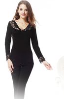 Sexy Onesies Polyester Free shipping Hot women sexy lace sided V-neck