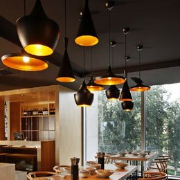 AC110V 220-230V Tom Dixon beat Gold mark India lamp droplight of French countryside Pendant Lamps