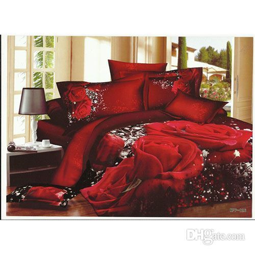 Wholesale - Bed In a Bag Factory Outlet Cotton Bedding Set 3D Floral ...
