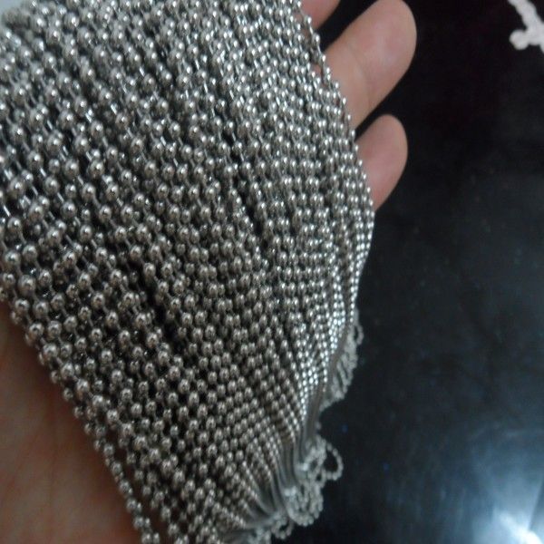 Free shi! 10 meters stainless steel ball chain Jewelry finding 1.5mm/2mm/2.4mm/3.2mm/4mm in bulk
Free shi! 10 meters stainless steel ball chain Jewelry finding 1.5mm/2mm/2.4mm/3.2mm/4mm in bulk