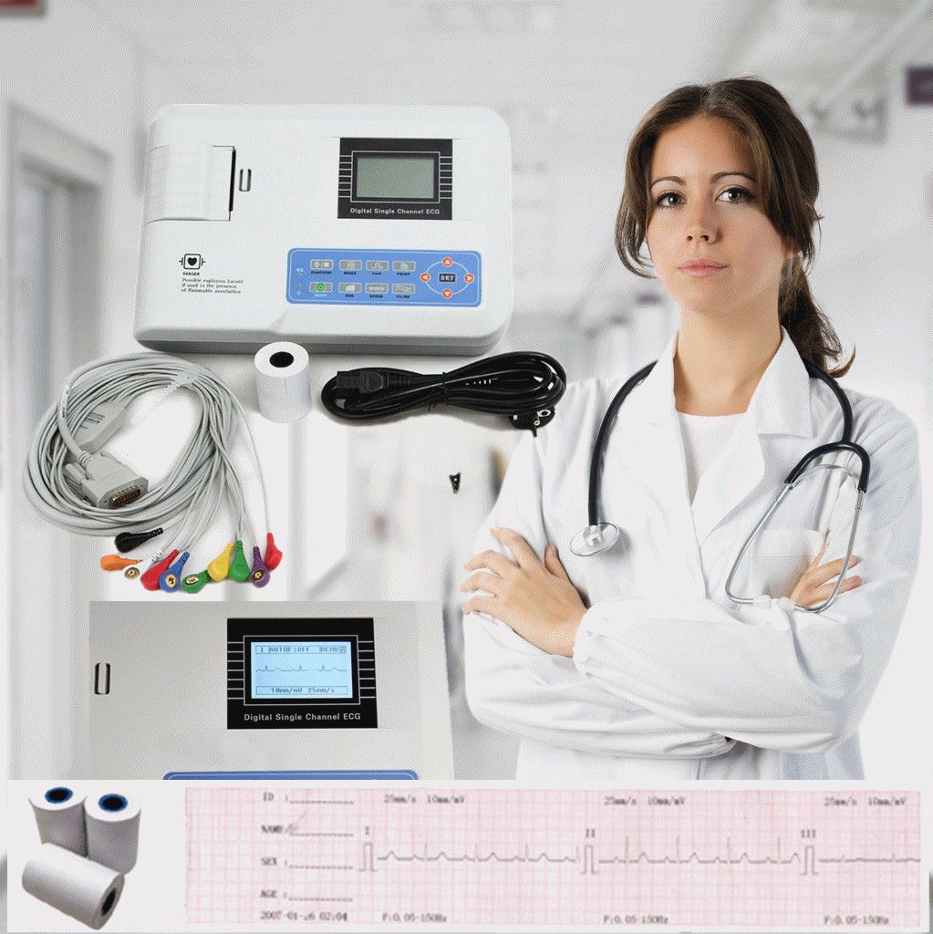 Factory Sale!!new Digital Ekg/Ecg Machine,Electrocardiagraph,One