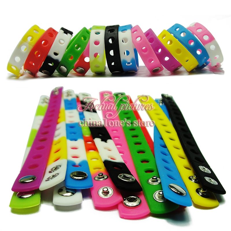 Free Shipping 17PCS Mixed 17Colors Silicone Wristbands Soft Bracelets Bands in 18CM Shoe Charms Decoration Kids Fashion Accessories Gift, Black
Free Shipping 17PCS Mixed 17Colors Silicone Wristbands Soft Bracelets Bands in 18CM Shoe Charms Decoration Kids Fashion Accessories Gift, Black
