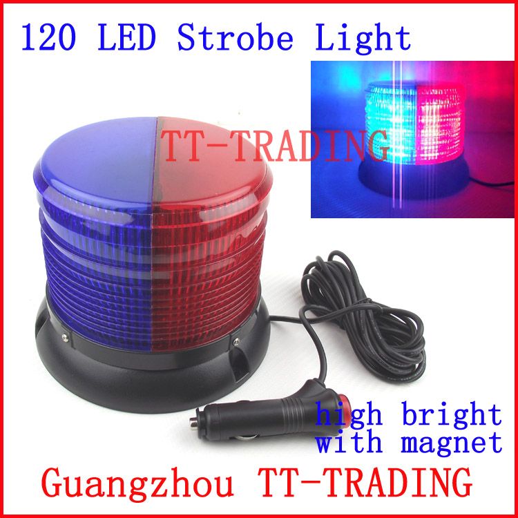 Police Strobe Light 120 LED Strobe Lights Emergency Warning Lights for