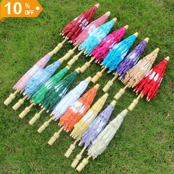 2018 European Small Decorative Lace Parasol Umbrellas Doll's Size/From