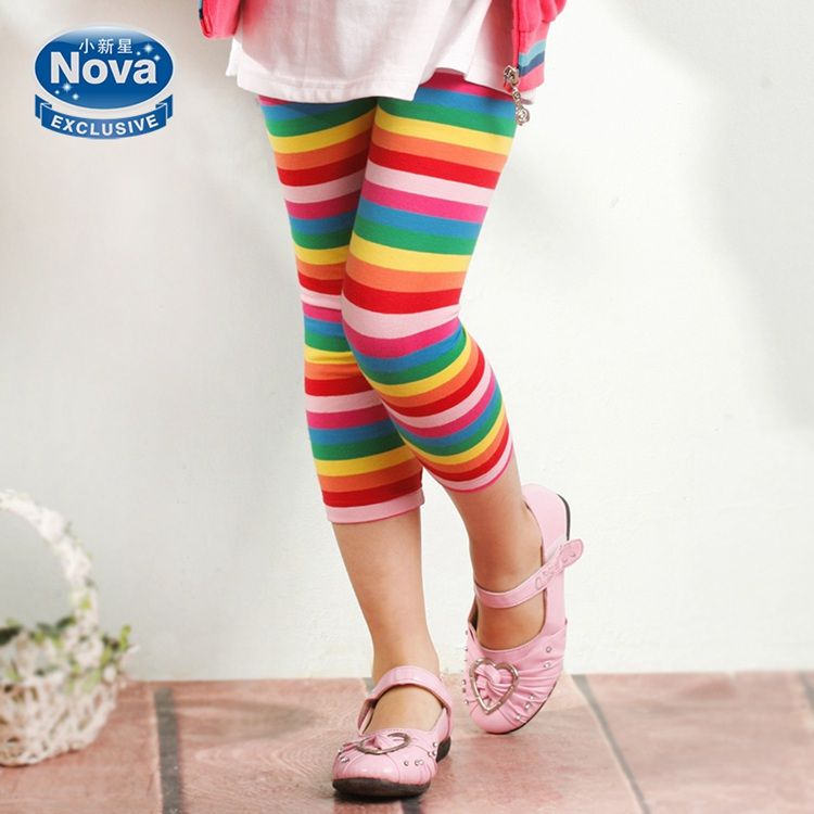 Online Cheap G4801 Nova 3y 9y Baby Girls Leggings Kids Tights Cotton