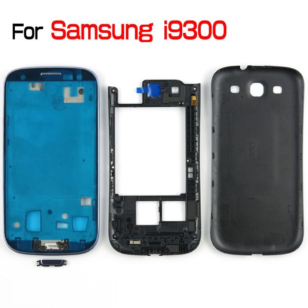 For Galaxy SIII S3 I9300 Original Full Housing Front ...