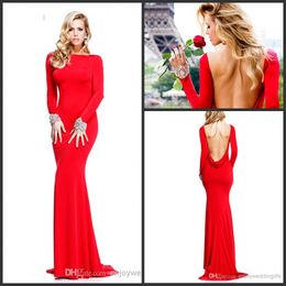 ... Tulle Mermaid Celebrity Dresses Applique Beaded Red Carpet Gown BO2383