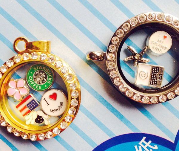 Wholesale Floating Locket Charms Mixed Floa