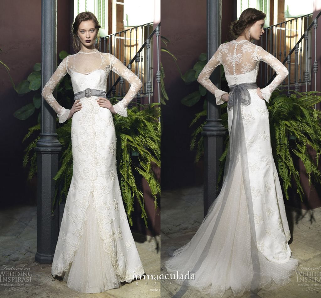 Left: Tony Hamawy Cecile Wedding Dress; Right: Winifred Bean Daisy