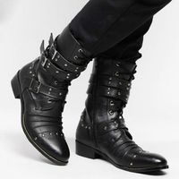 Half Boots Men Winter smileseller2010 Fashion Multi rivets men boots