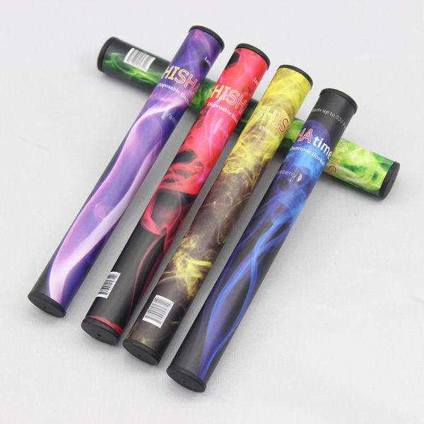 E Hookah Disposable Pens Shisha Time 500 Puffs Vapor Various Flavors