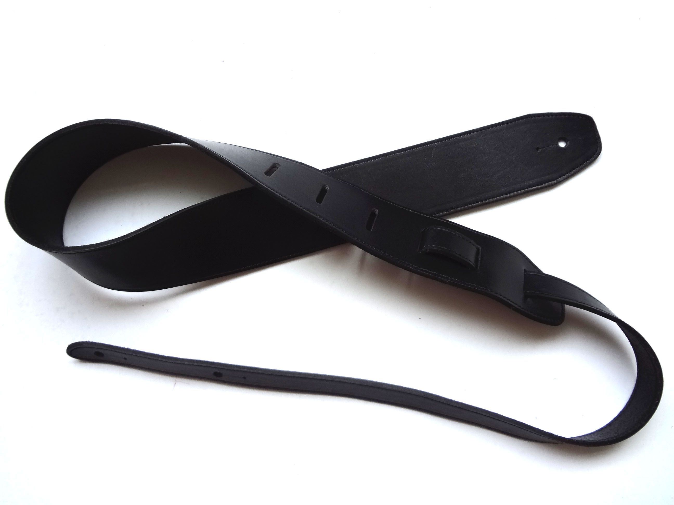 2017 Full Grain Vegetable Leather Guitar Strap Guitar Belt 2 Wide Bass