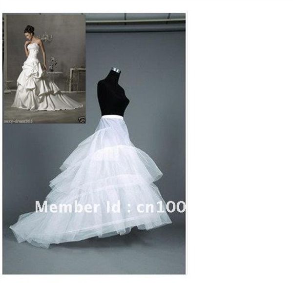 Wholesale - Newest Gorgeous 2-hoop 3T Train Petticoat Bridal Accessories Wedding Gowns Hot sale
Wholesale - Newest Gorgeous 2-hoop 3T Train Petticoat Bridal Accessories Wedding Gowns Hot sale